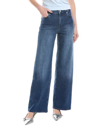 Frame Denim Le Slim Thunderstorm Palazzo Jean In Blue