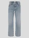 Frame Le Slouch Jeans In No-color