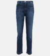 Frame Le High Flare Faded-wash High-rise Recycled Cotton-blend Stretch-denim Jeans In Nobleton