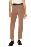Frame Le Sylvie Raw After Cord Pant In Latte In Multi