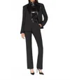 Frame Le Tuxedo Mini Boot Trouser In Noir In Black