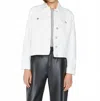 Frame Le Vintage Denim Jacket In White In White