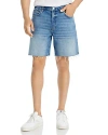 Frame Vintage Raw-hem Regular-fit Denim Shorts In Raywood Clean