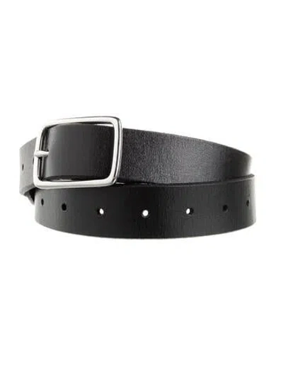Pre-owned Frame Leather Belt Kit In Black