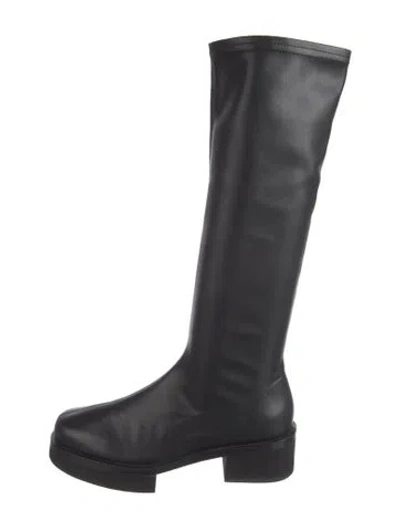 Pre-owned Frame Leather Boots In Black