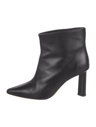 Pre-owned Frame Leather Boots In Black