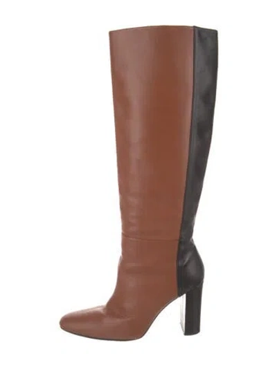 Pre-owned Frame Leather Boots In Brown