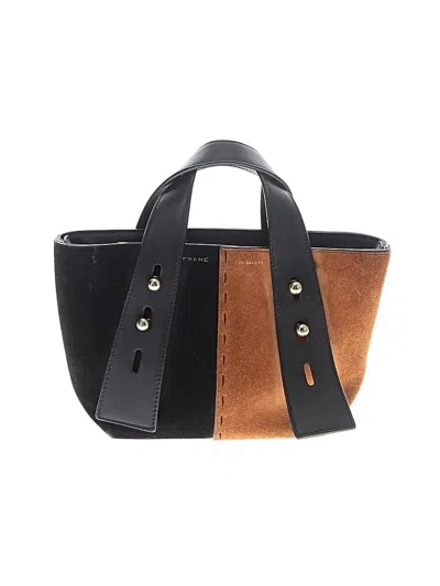 Pre-owned Frame Leather Bucket Bag In Brown