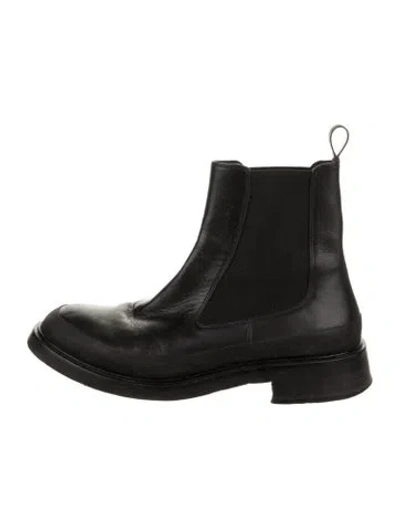 Pre-owned Frame Leather Chelsea Boots In Black