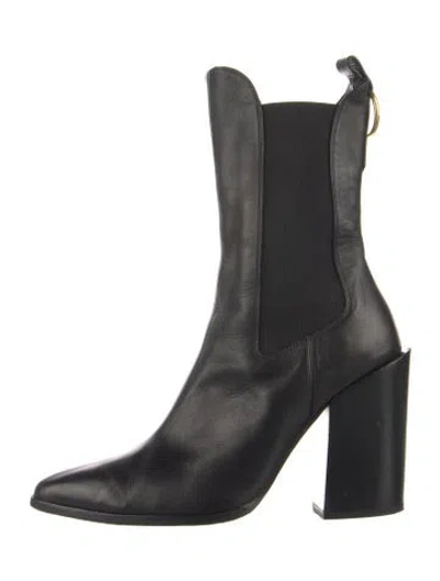 Pre-owned Frame Leather Chelsea Boots In Green