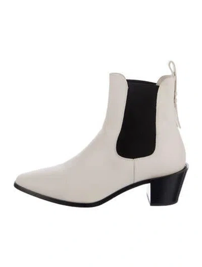 Pre-owned Frame Leather Chelsea Boots In Neutrals