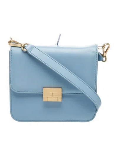 Pre-owned Frame Leather Crossbody Bag In Blue