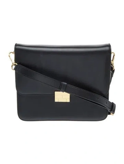 Pre-owned Frame Leather Crossbody Bag In Grey