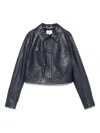 Frame The Small Leather Slim Fit Jacket