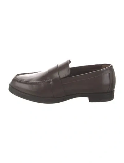 Pre-owned Frame Leather Loafers In Brown