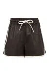 Frame Leather Shorts