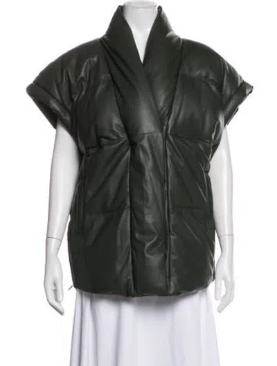 Pre-owned Frame Leather Vest In Green
