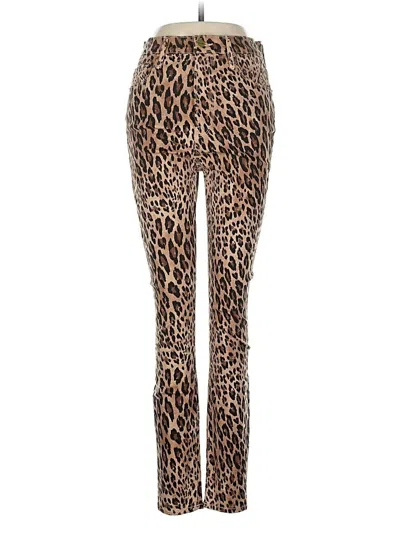 Pre-owned Frame Leggings In Brown