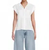 Frame The Leisure Linen Shirt In White
