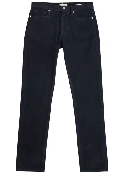 Frame L'homme Corduroy Trousers In Blue
