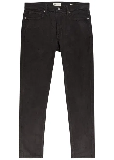 Frame L'homme Corduroy Trousers In Gray