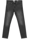 Frame The Straight Faded Denim Jeans In Grey