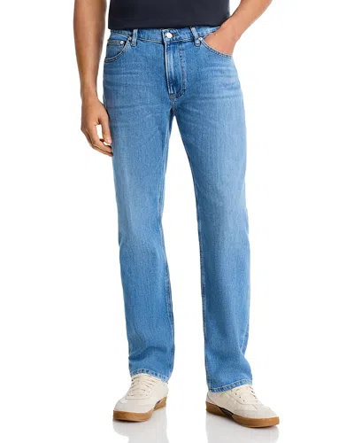 FRAME L'HOMME MODERN STRAIGHT FIT JEANS IN FREETOWN BLUE
