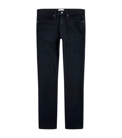 Frame L'homme Placid Slim Jeans In Black