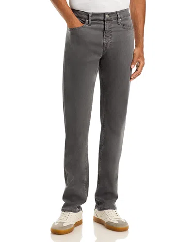 Frame L'homme Slim Brushed Twill 32.5 Pants In Shadow Grey In Gray