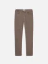 Frame L'homme Slim Brushed Twill Jeans In Gray