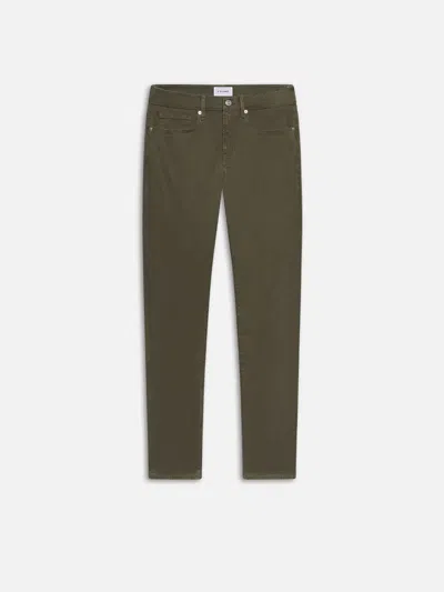 Frame L'homme Slim Brushed Twill Jeans In Green