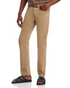 Frame L'homme Slim Brushed Twill Pants In Dark Khaki