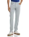 Frame L'homme Slim Brushed Twill Pants In Gray Blue