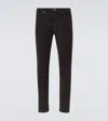 Frame L'homme Slim Cotton Corduroy Slim Pants In Black