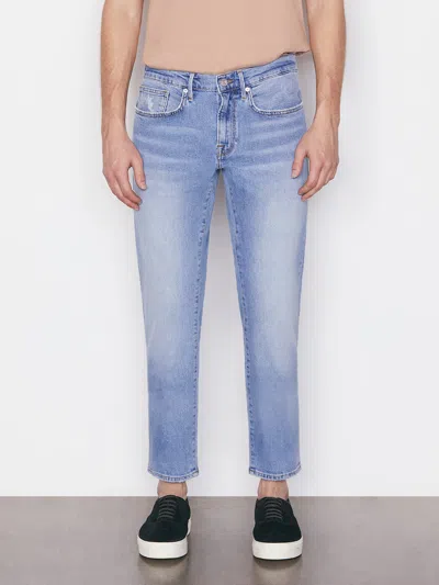 Frame L'homme Slim Crop Jeans In Blue