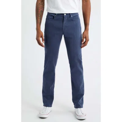 Frame L'homme Slim Fit Five-pocket Twill Pants In Blue