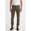 Frame L'homme Slim Fit Five-pocket Twill Pants In Brown