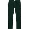 Frame L'homme Slim Fit Five-pocket Twill Pants In Green
