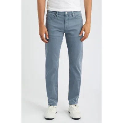 Frame L'homme Slim Fit Five-pocket Twill Pants In Blue