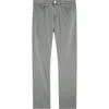 Frame L'homme Slim Fit Five-pocket Twill Pants In Gray