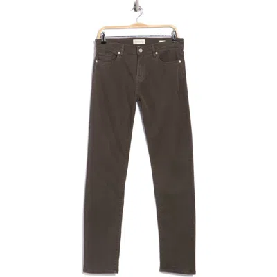 Frame L'homme Slim Fit Five-pocket Twill Pants In Gray