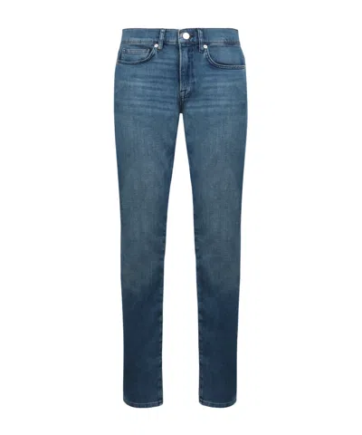 Frame Modern Straight Jeans In Blue