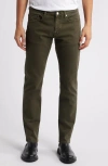 Frame L'homme Slim Jeans Military Green In Garage Moss Green