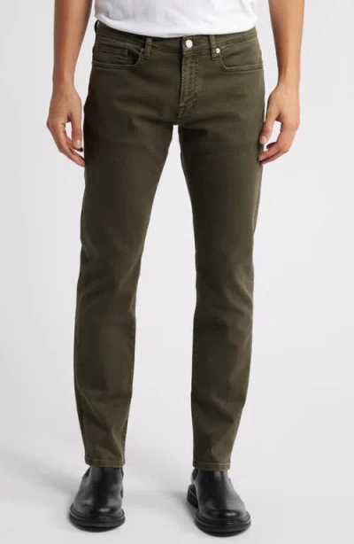 Frame L'homme Slim Jeans Military Green In Garage Moss Green