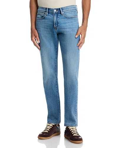 Frame L'homme Slim Fit Jeans In Crosswalk In Blue