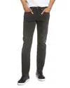 Frame The Straight Dark Brown Jean In Fade To Gray