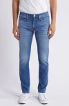 Frame Modern Belt-loops Straight-leg Regular-fit Stretch Recycled-denim-blend Jeans In Palermo