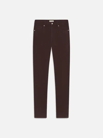 Frame L'homme Slim Brushed Twill Jeans In Red