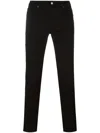Frame Denim Trousers With Belt Loops In Black