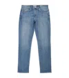 Frame Modern Straight Jeans In Blue